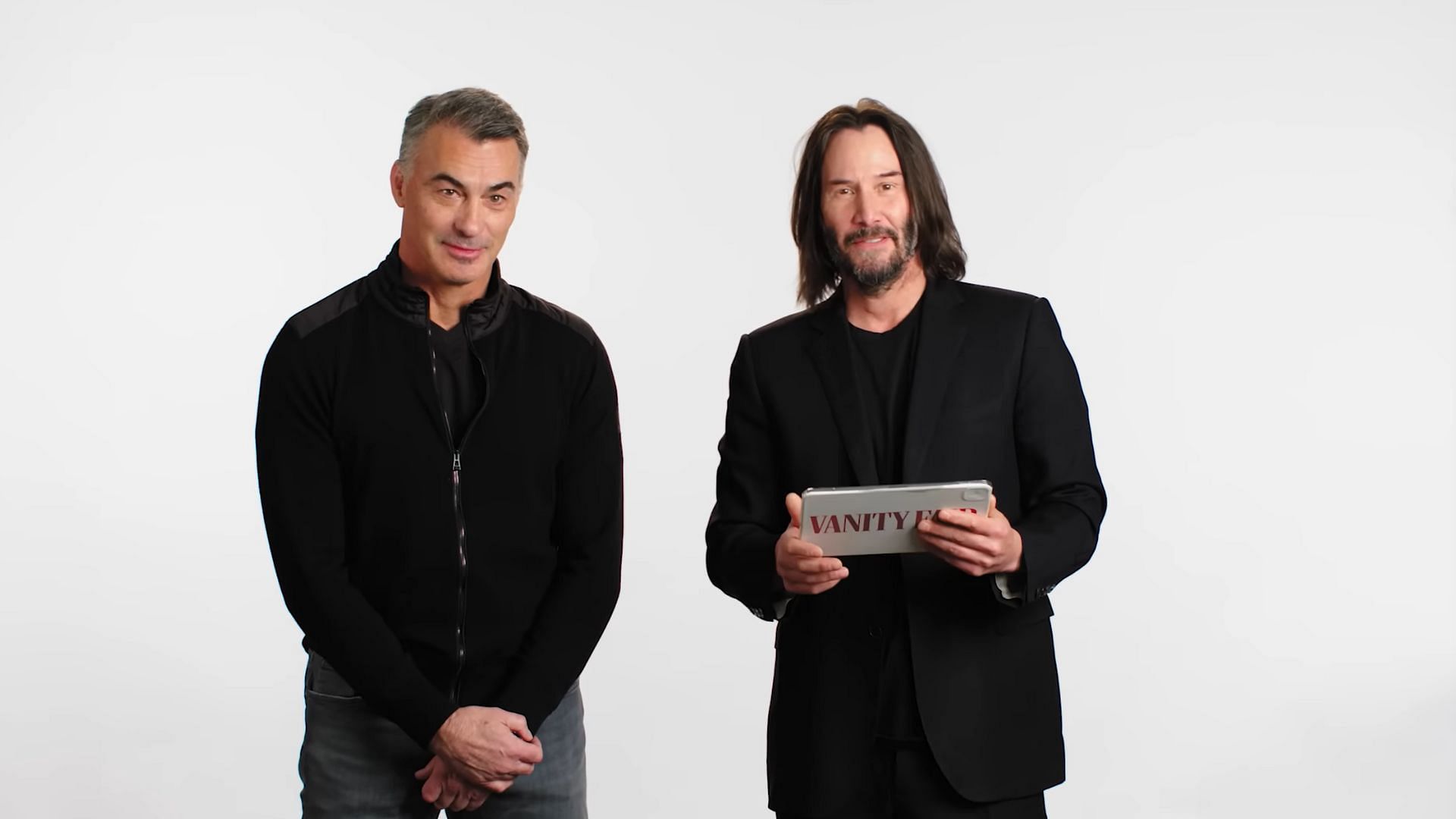 John Wick with Chad Stahelski (image via YouTube/ @Vanity Fair)